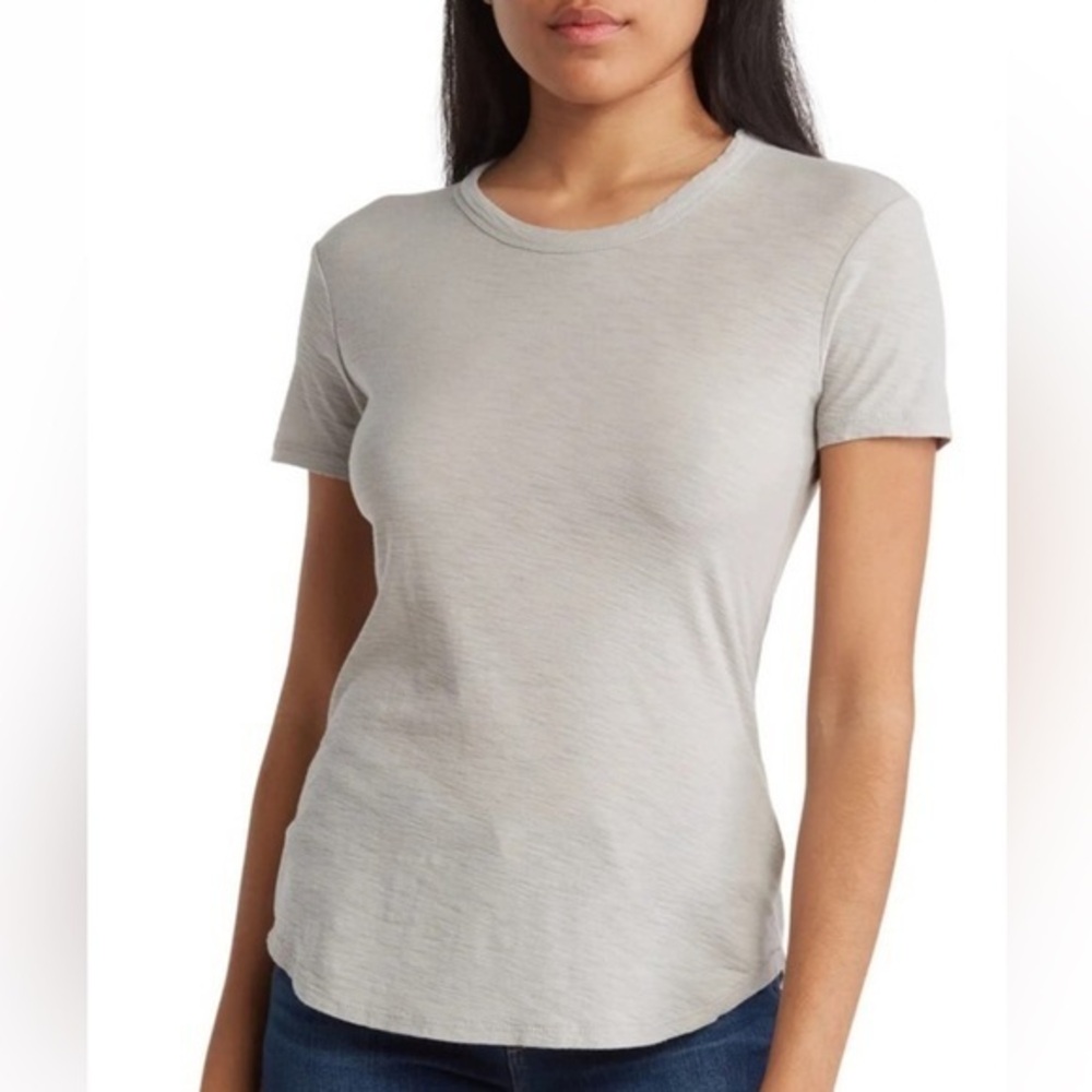 NWOT James Perse Cotton Crepe Tee
